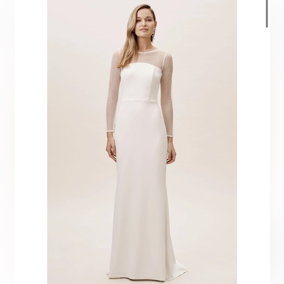 Anthropologie BHLDN Cat Gown - Picture 1 of 6